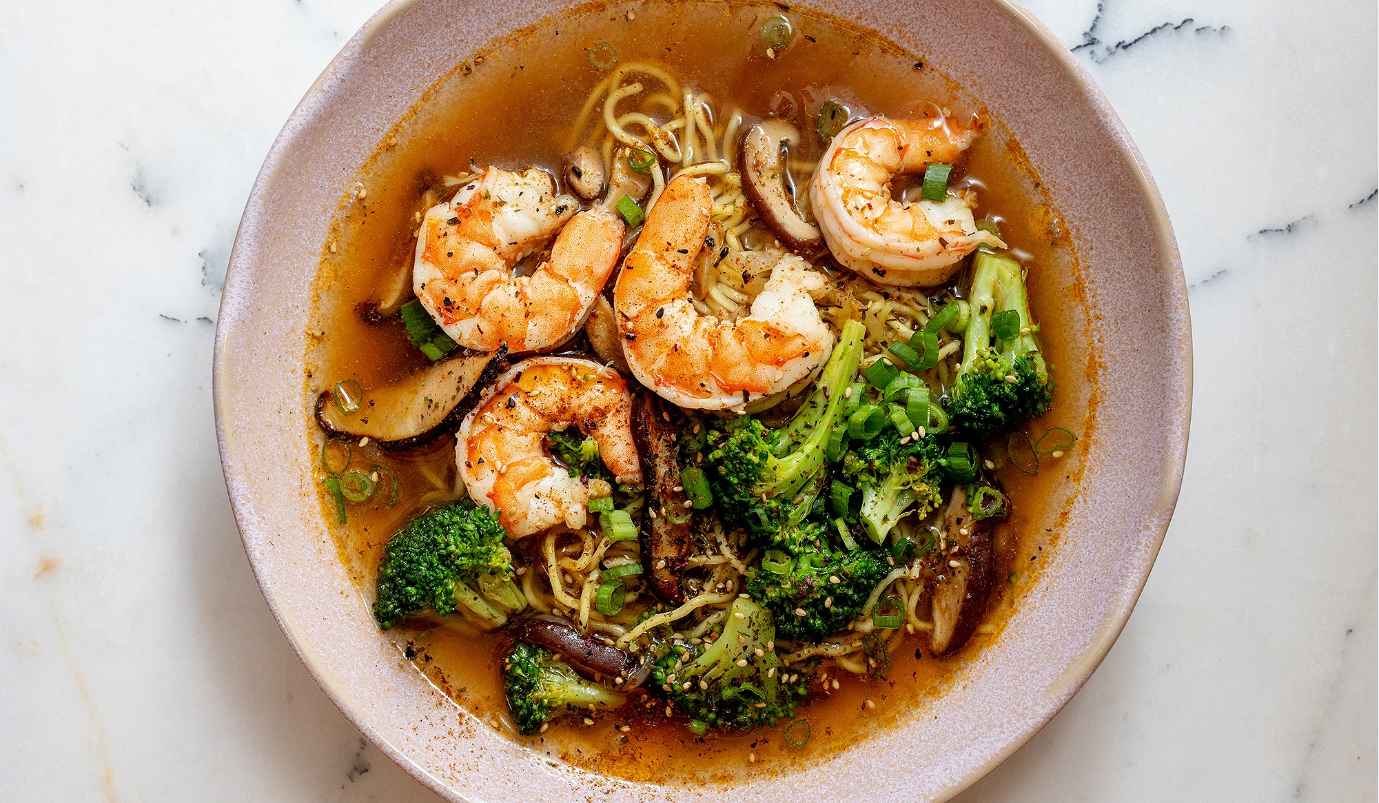 Spicy Shrimp Noodle Soup Recipe