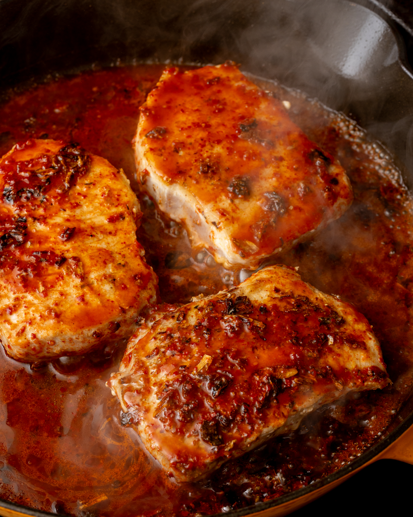 kimchi pork chops