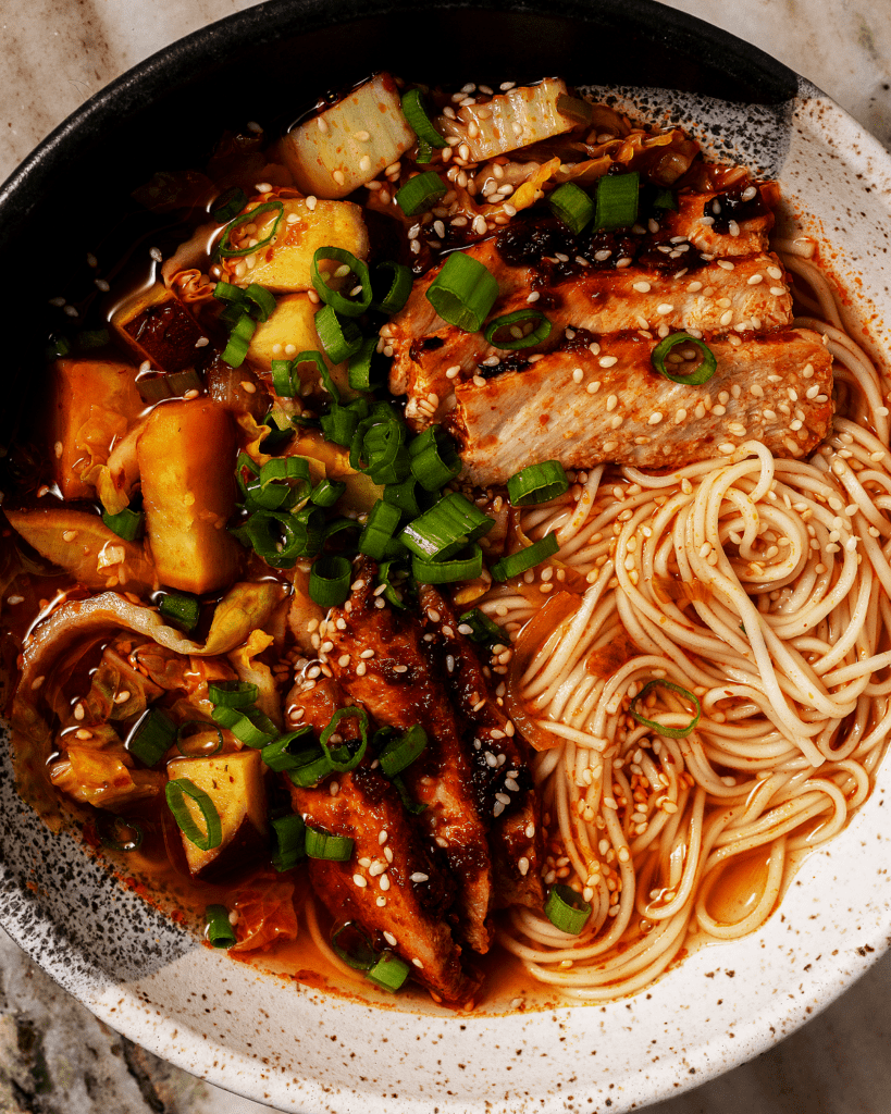 kimchi ramen noodles