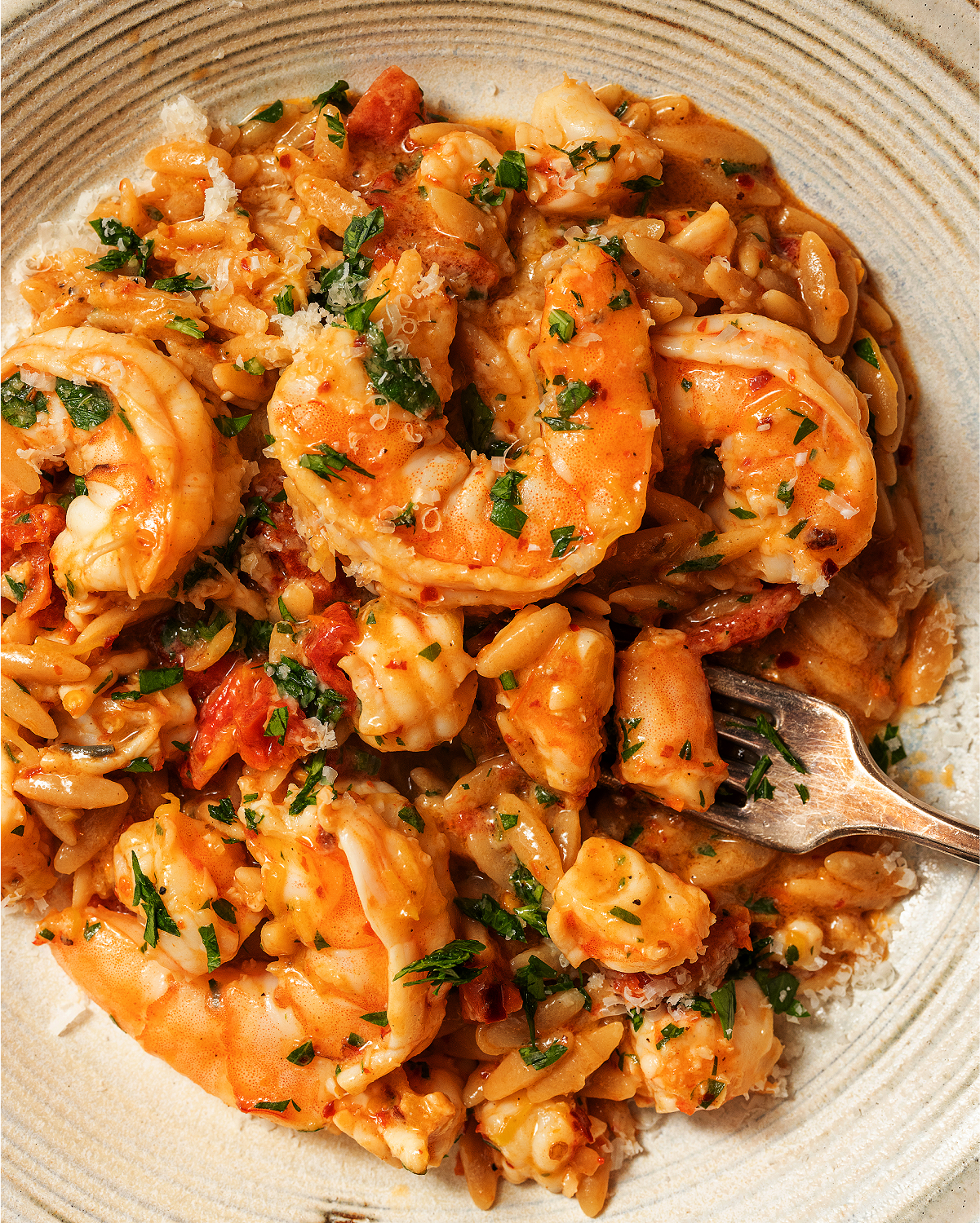 One-Pot Shrimp and Sun-Dried Tomato Orzo | Tried and True Recipes