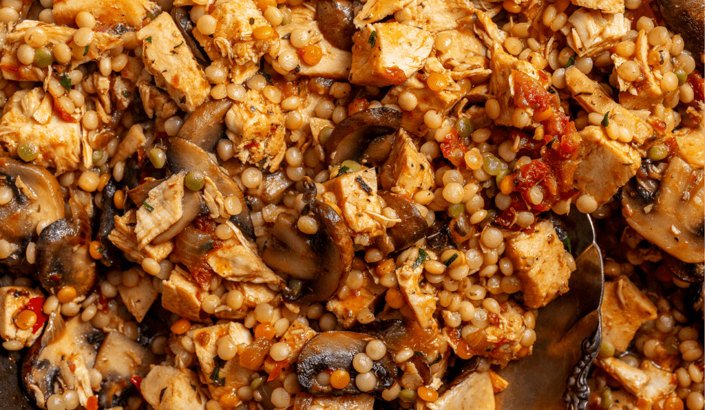 Leftover Chicken and Pearl Couscous - Tried and True Recipes