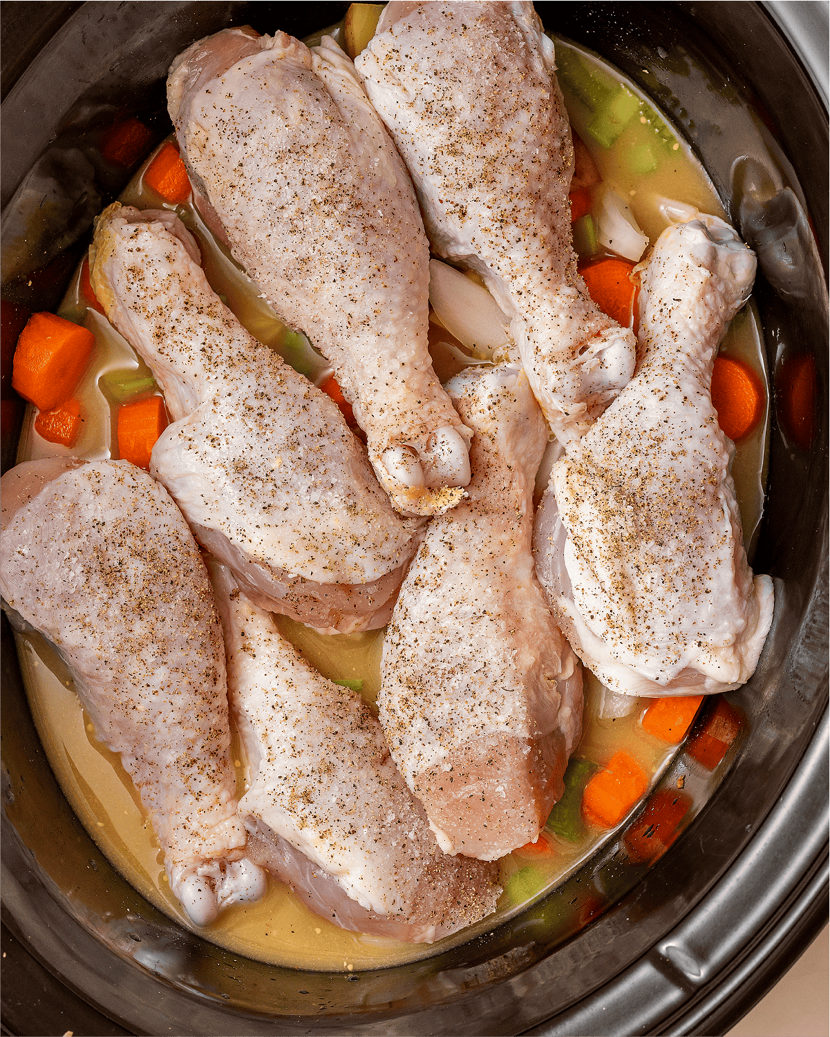 Slow Cooker Dijon Chicken Drumsticks | Tried and True Recipes