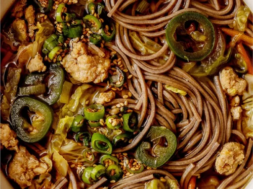 Spicy Ginger Chicken Soba | Tried and True Recipes