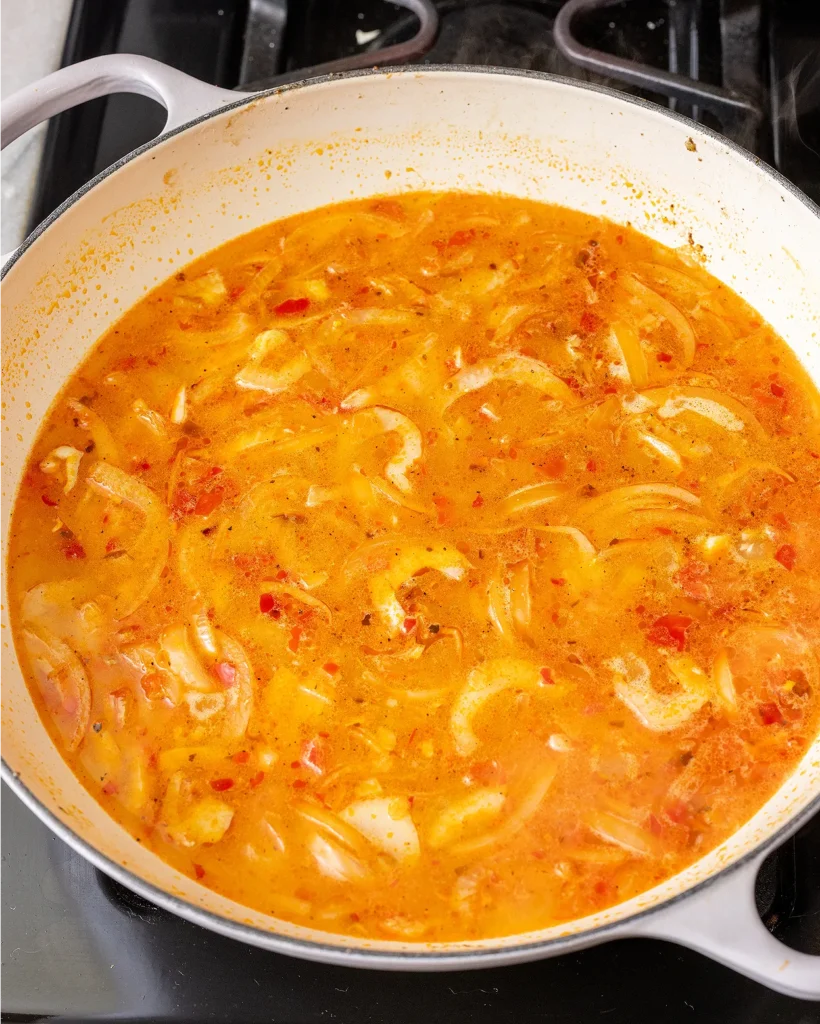Add chicken stock