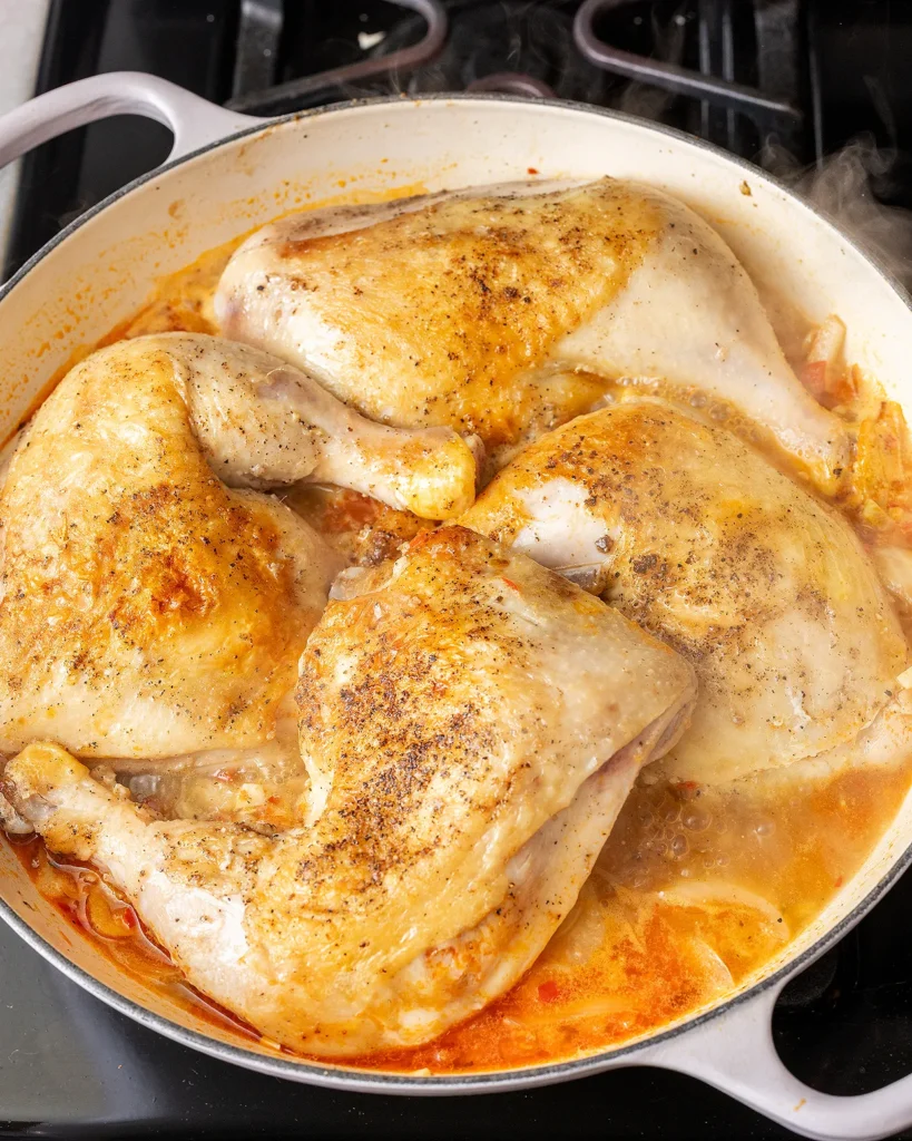 Add chicken to sauce
