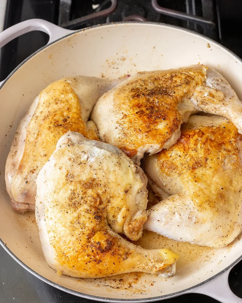 Brown chicken
