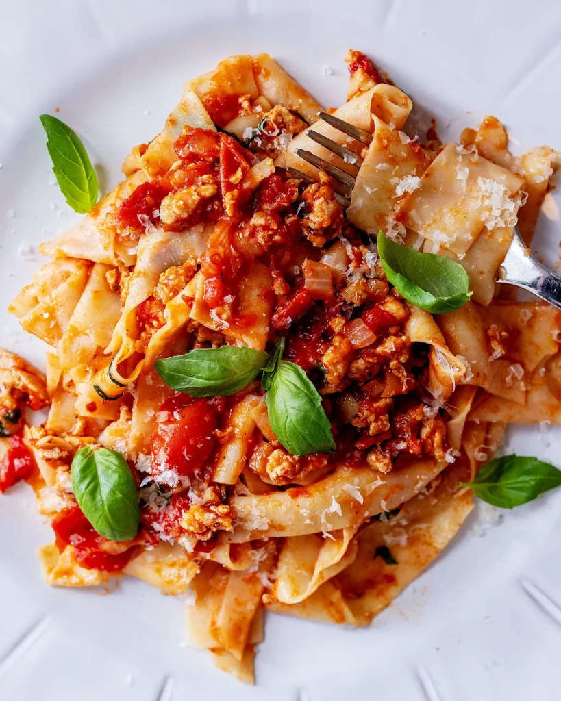 Chicken fennel pappardelle recipe