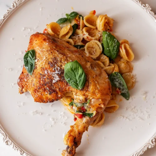 Chicken with pasta