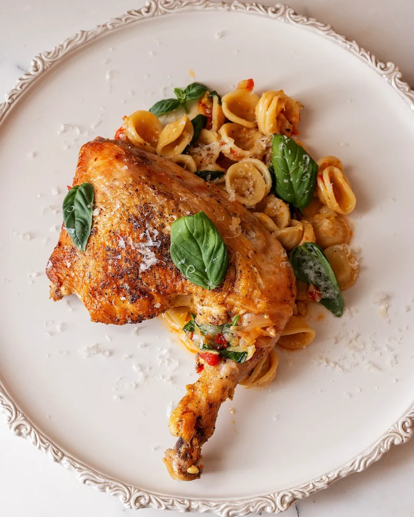 Chicken with pasta