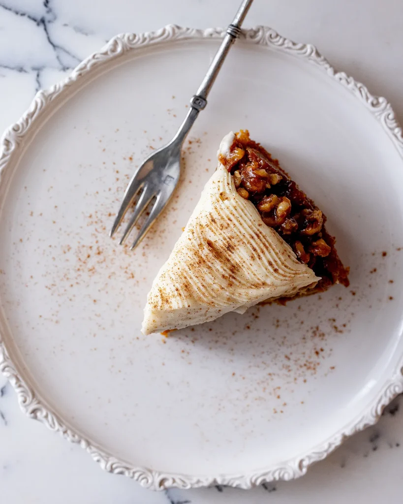 Cream cheese frosted upside-down cake