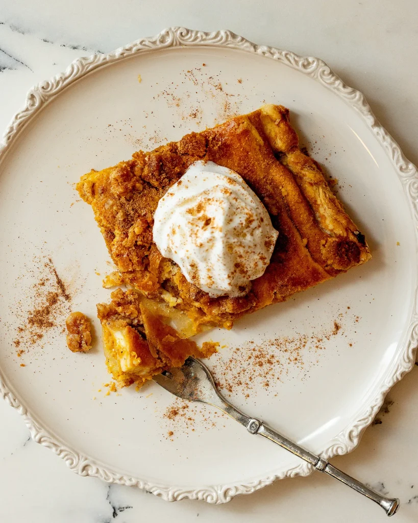 Pumpkin tart dessert