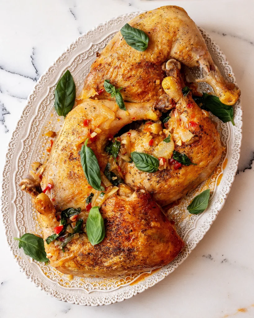 Spicy roasted chicken