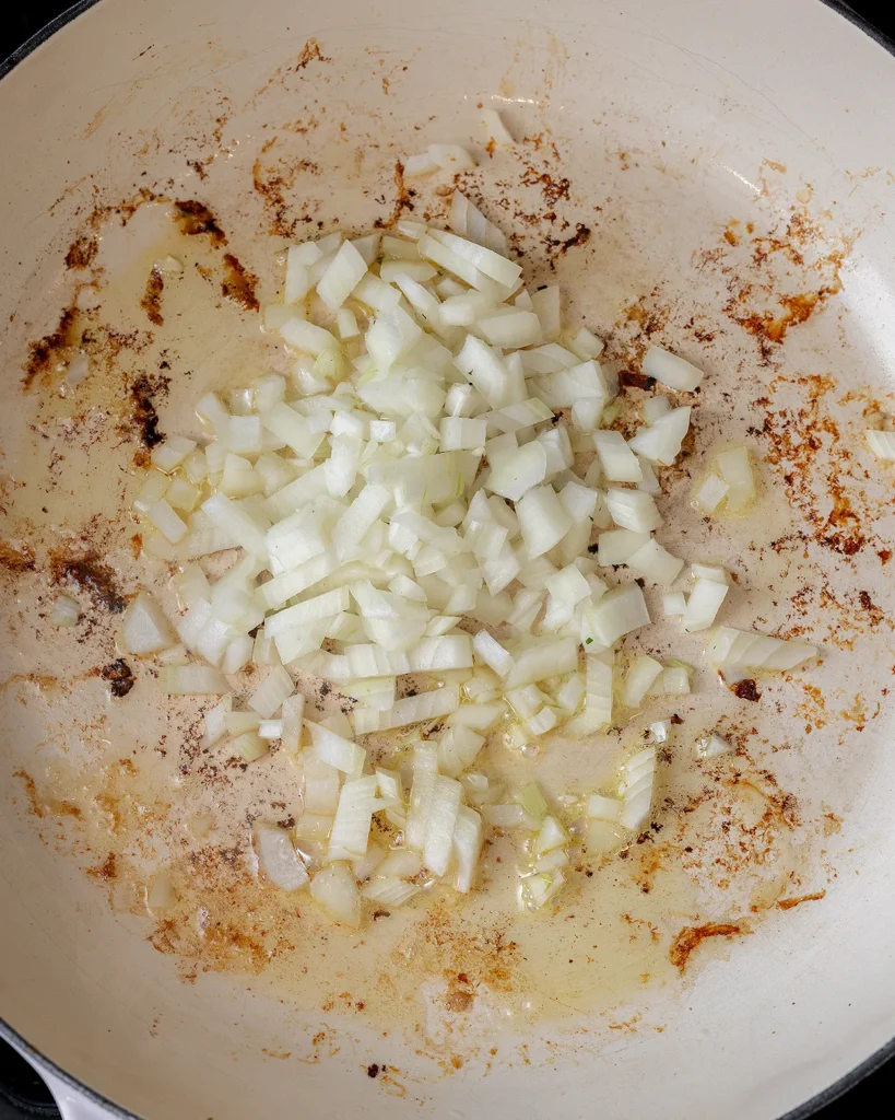 Add onion to pot
