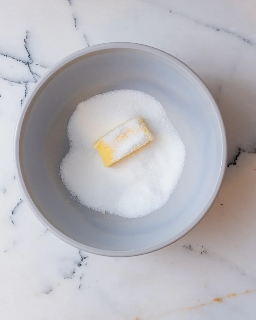 Butter and sugar