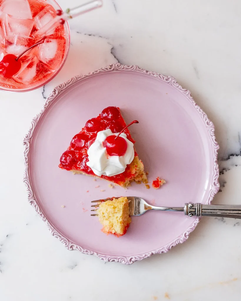 Cherry upside-down cake