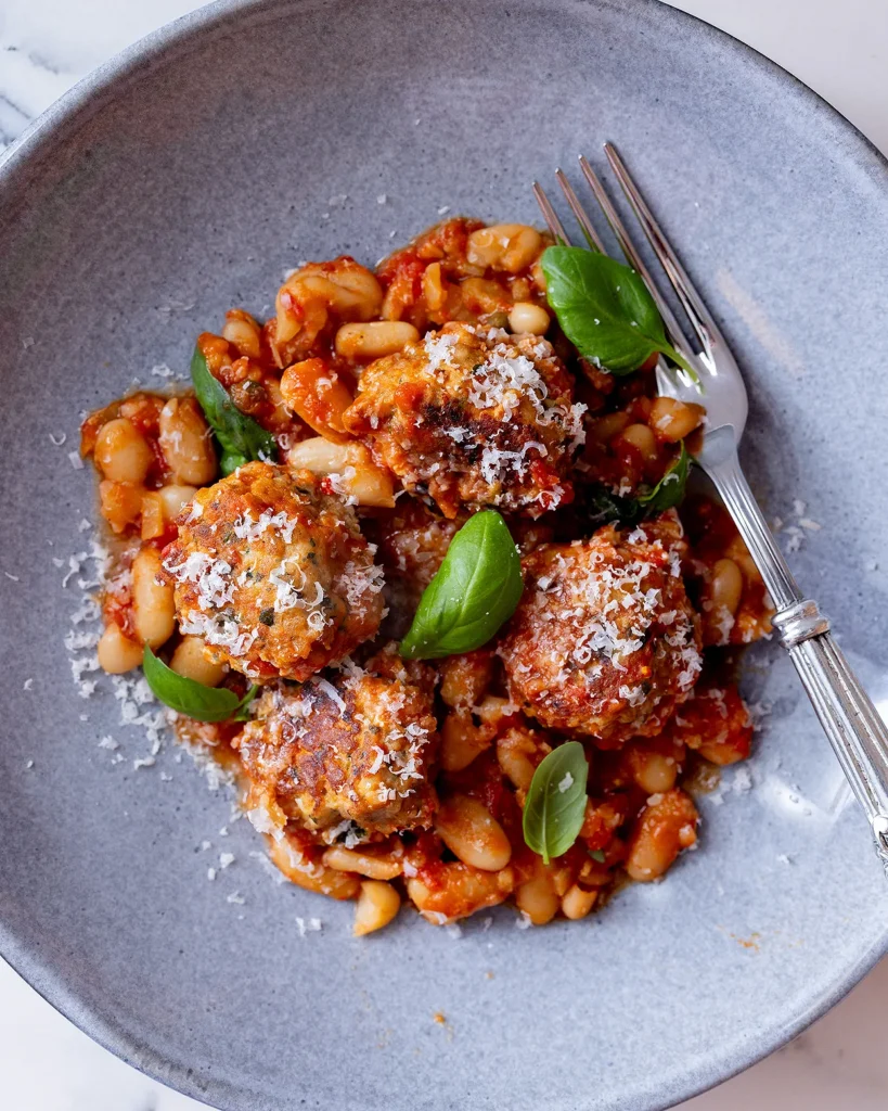Easy turkey meatballs with ricotta basil and garlic
