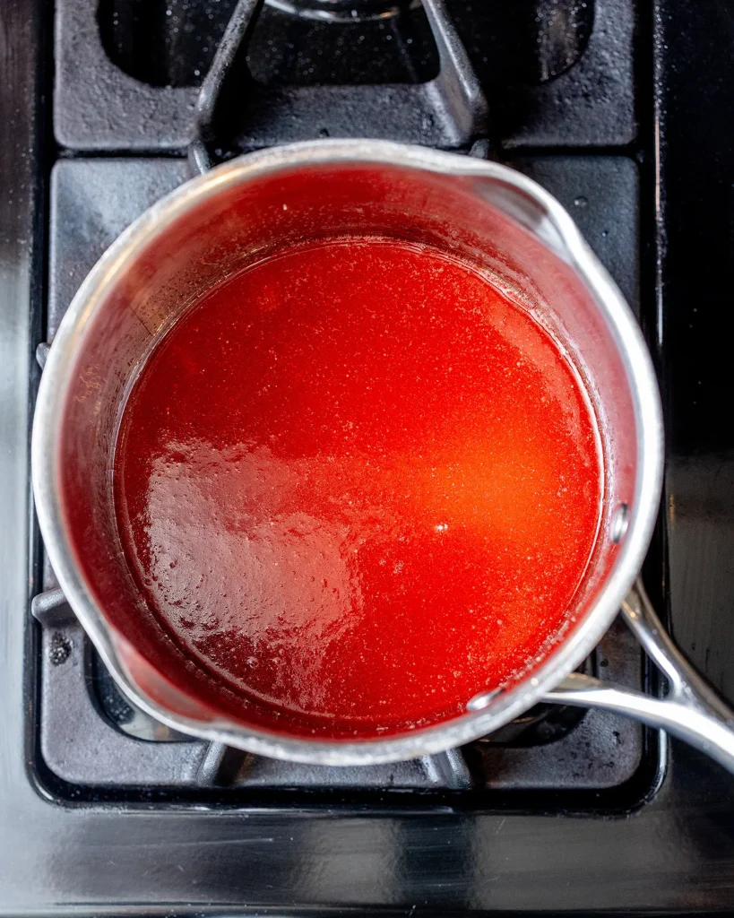 Grenadine caramel