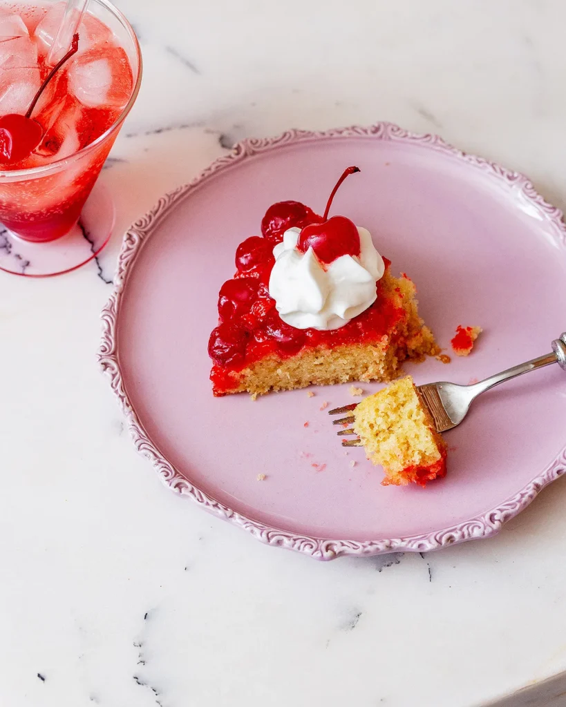 Shirley Temple Upside-Down Cake Recipe