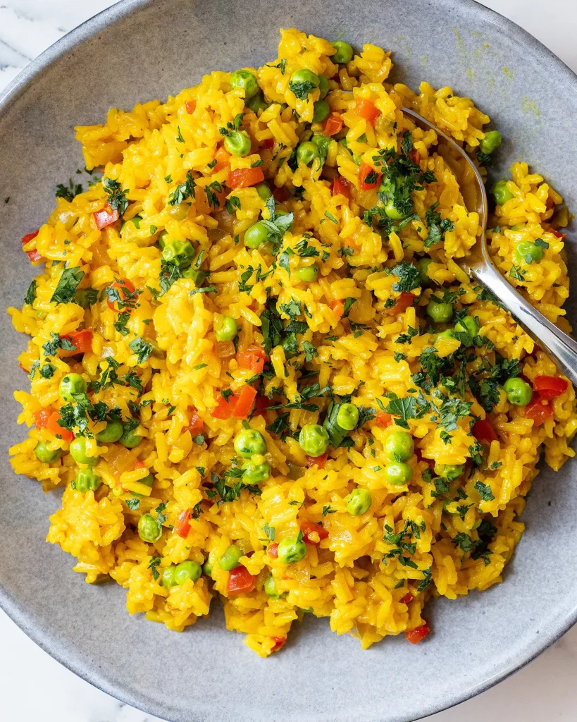 Turmeric rice recipe