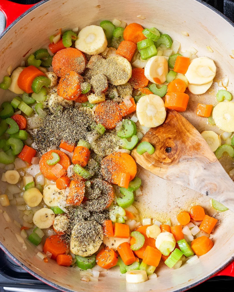 Add herbes de provence