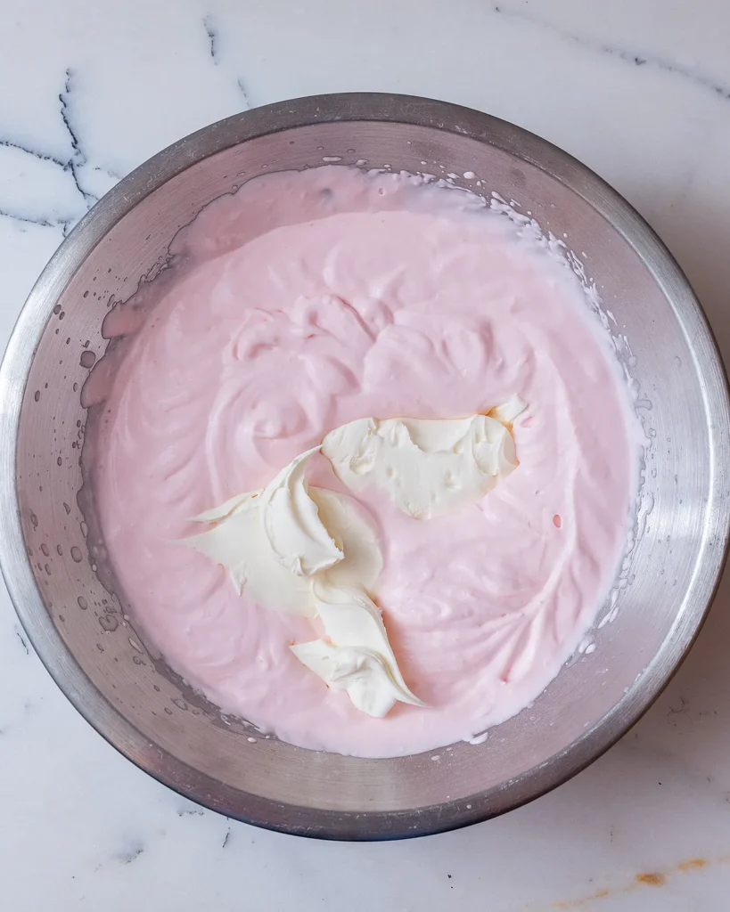 Add mascarpone to frosting
