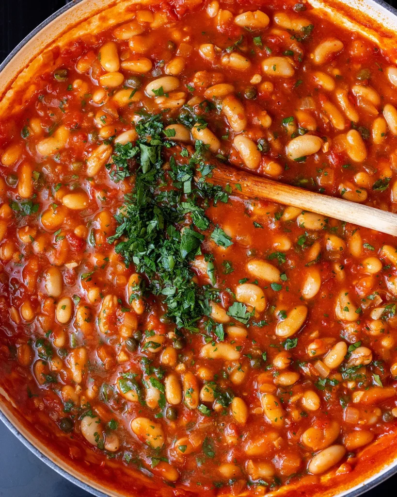 Add minced parsley