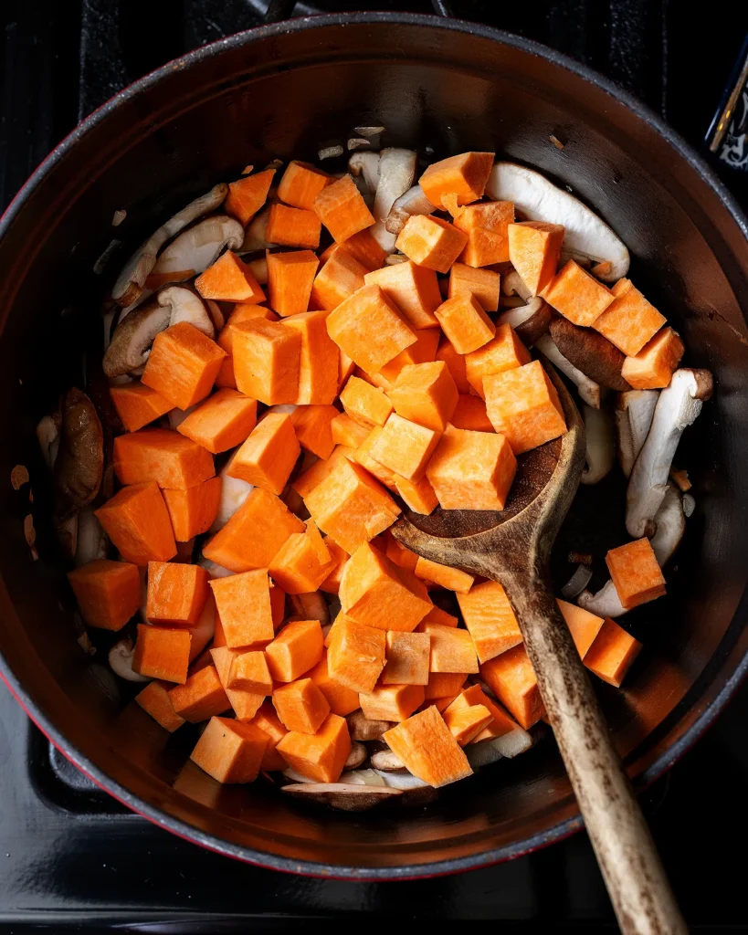 Add sweet potato