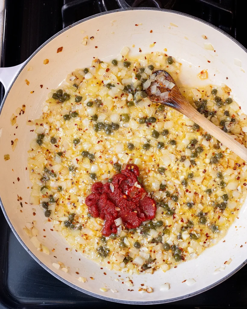 Add tomato paste