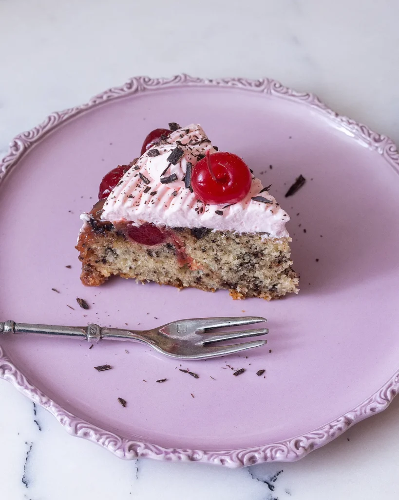 Ben and Jerry's Cherry Garcia Cake