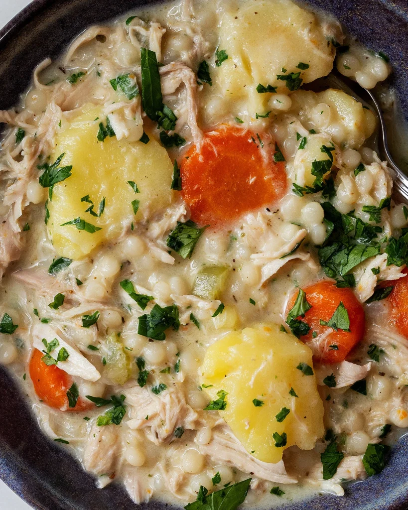 Comforting chicken stew