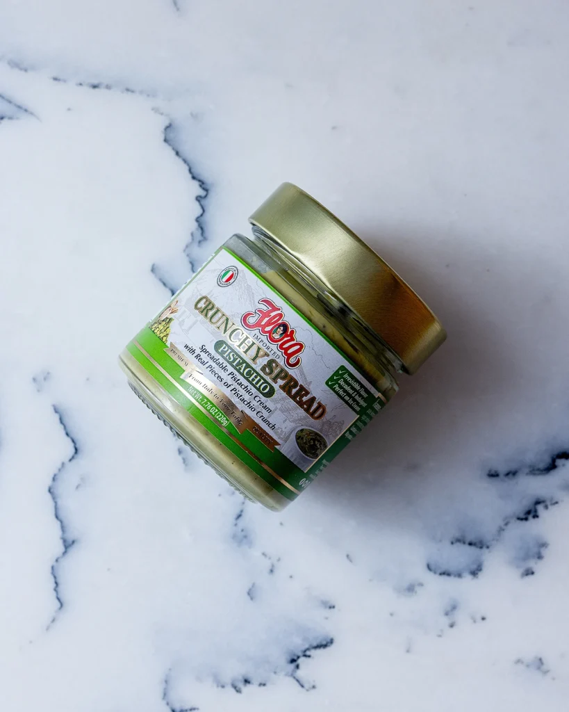 Crunchy pistachio butter