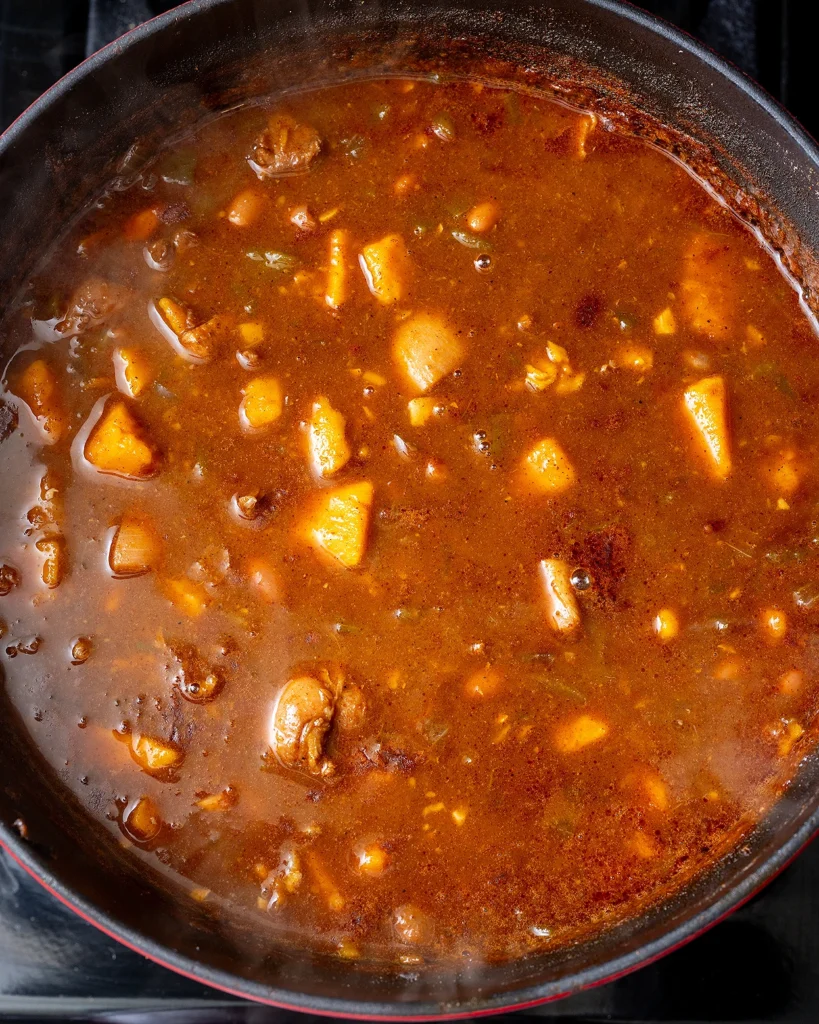 How long to simmer soup