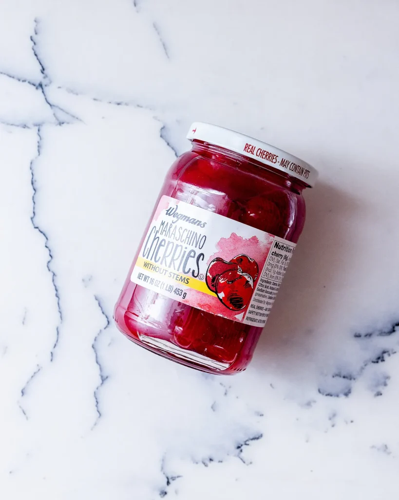 Maraschino cherry dessert