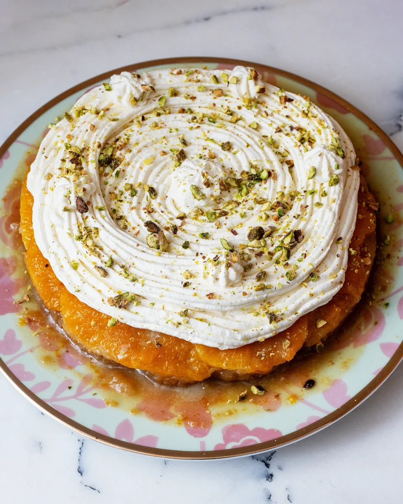 Orange-Pistachio Upside-Down Cake Recipe