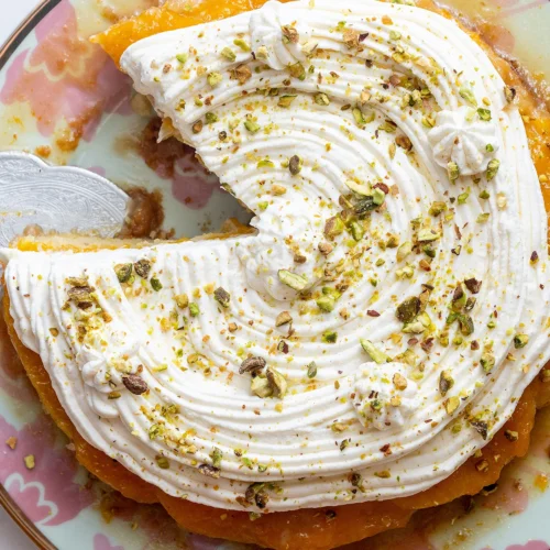 Orange pistachio cake