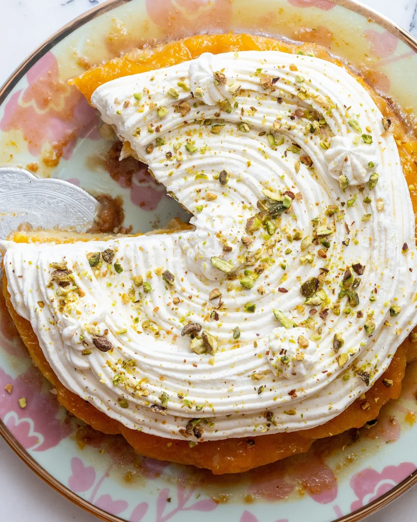 Orange pistachio cake