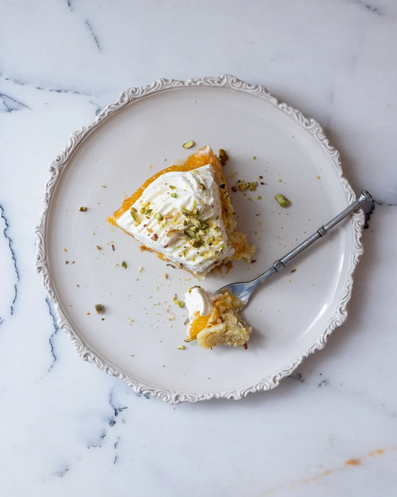 Orange upside down cake