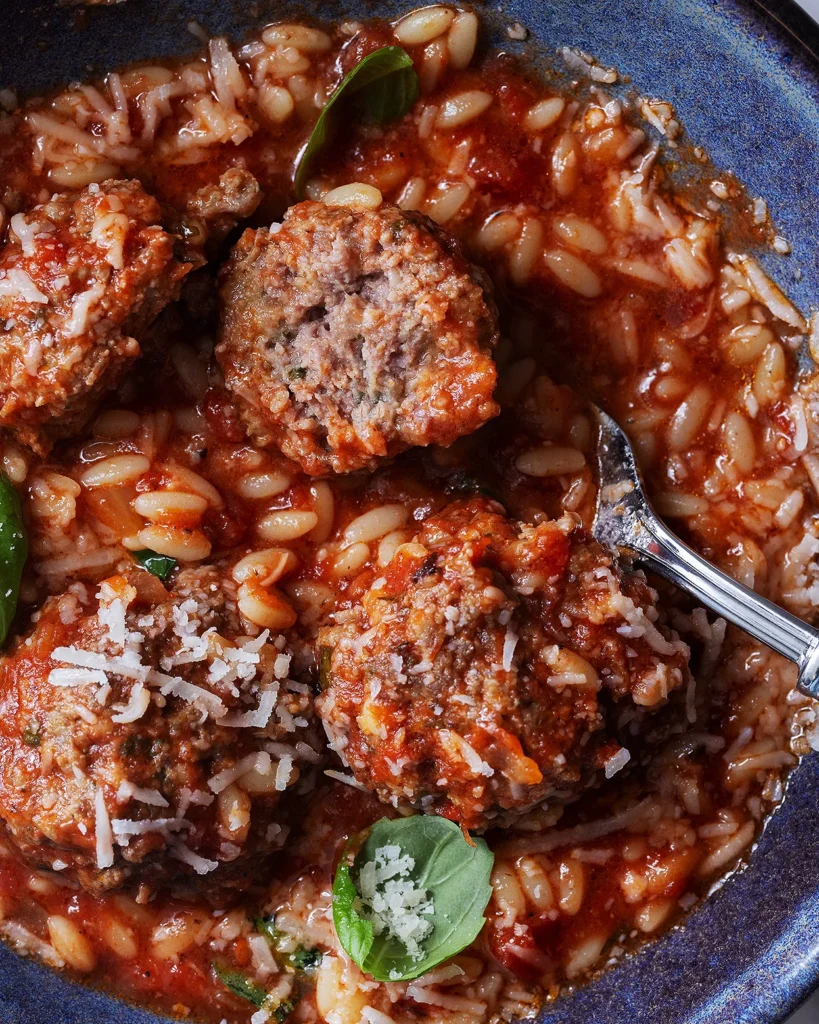 Tender beef meatballs