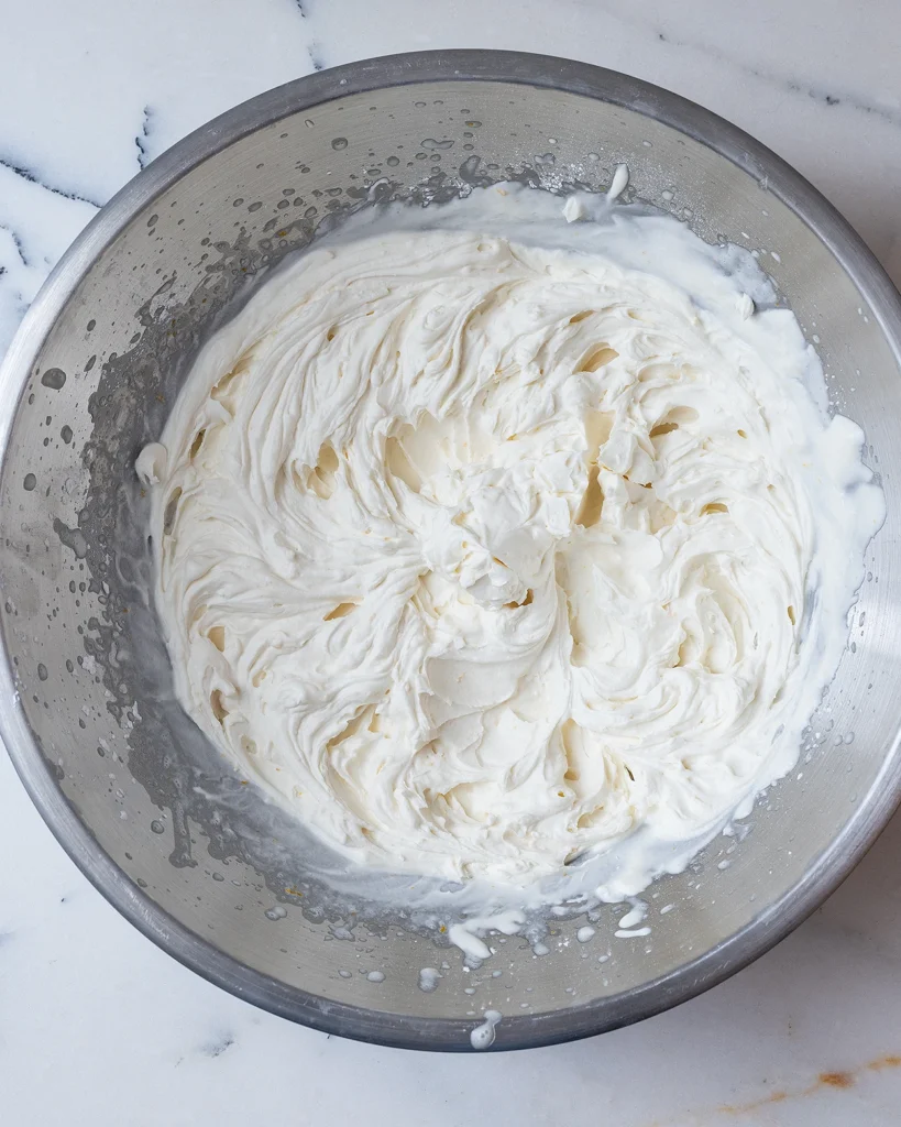 Whipped orange mascarpone