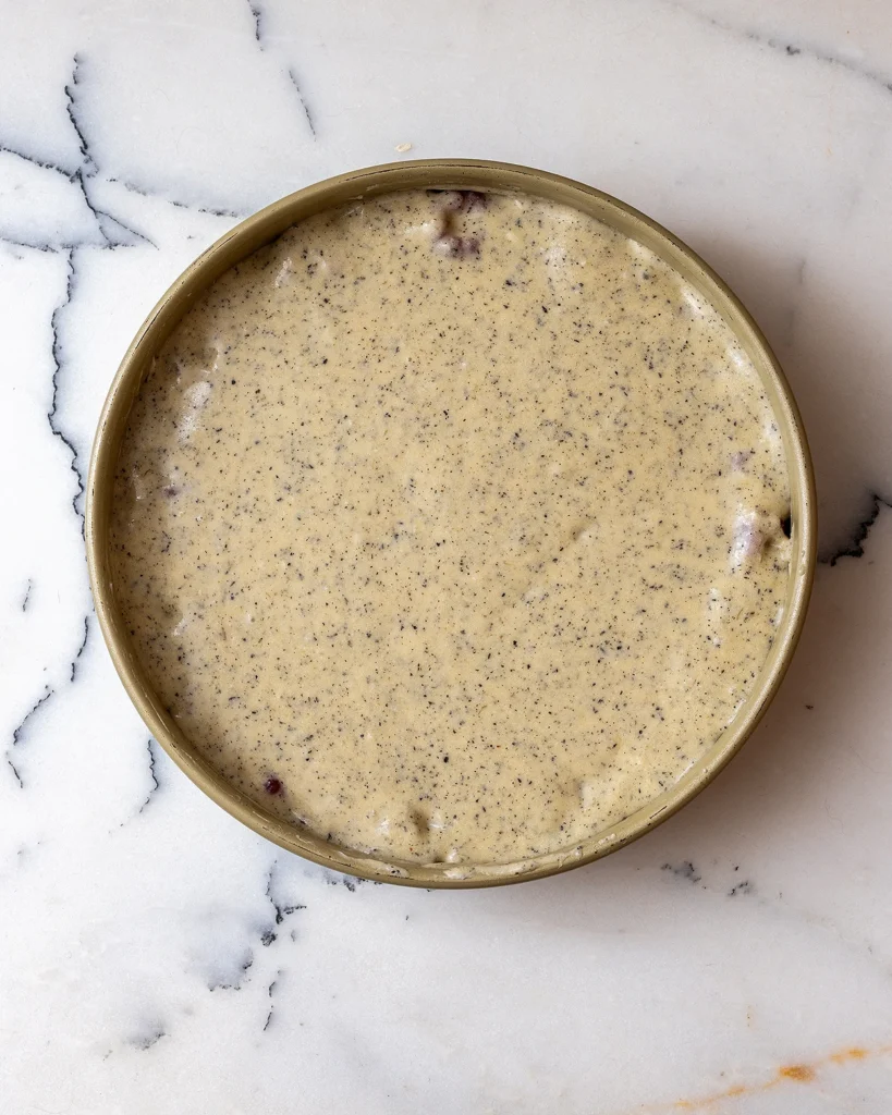 Add batter to cake pan