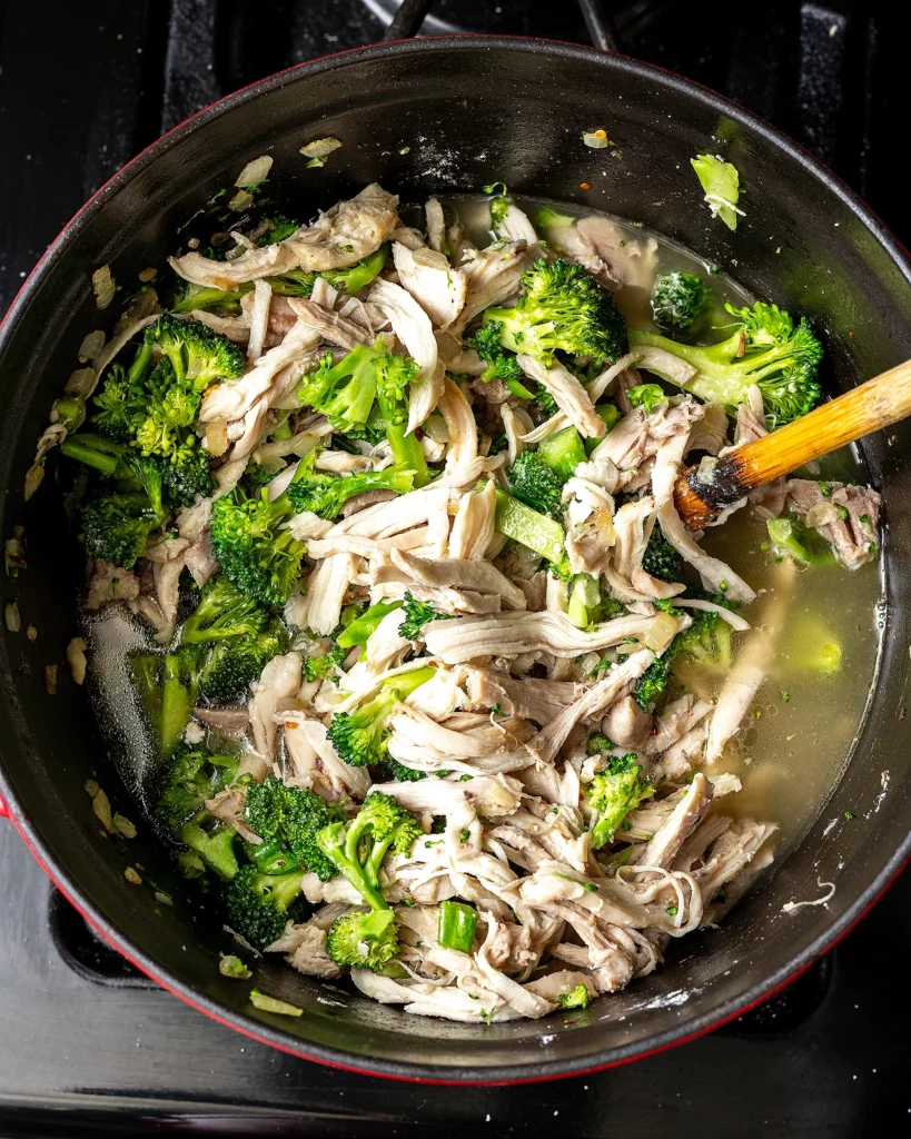 Add chicken broth