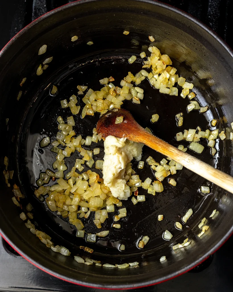 Add garlic paste