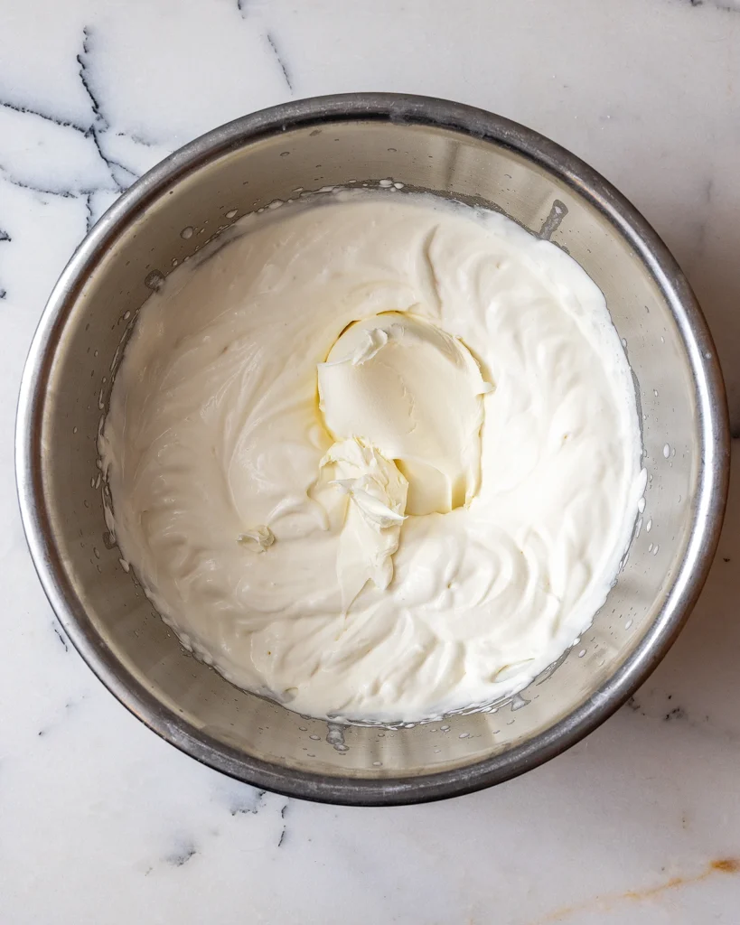 Add mascarpone to frosting