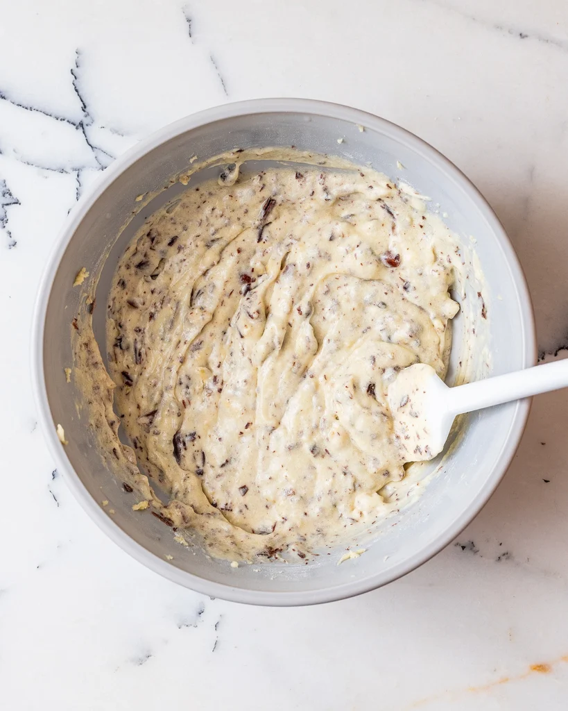 Amaretto chocolate hazelnut batter