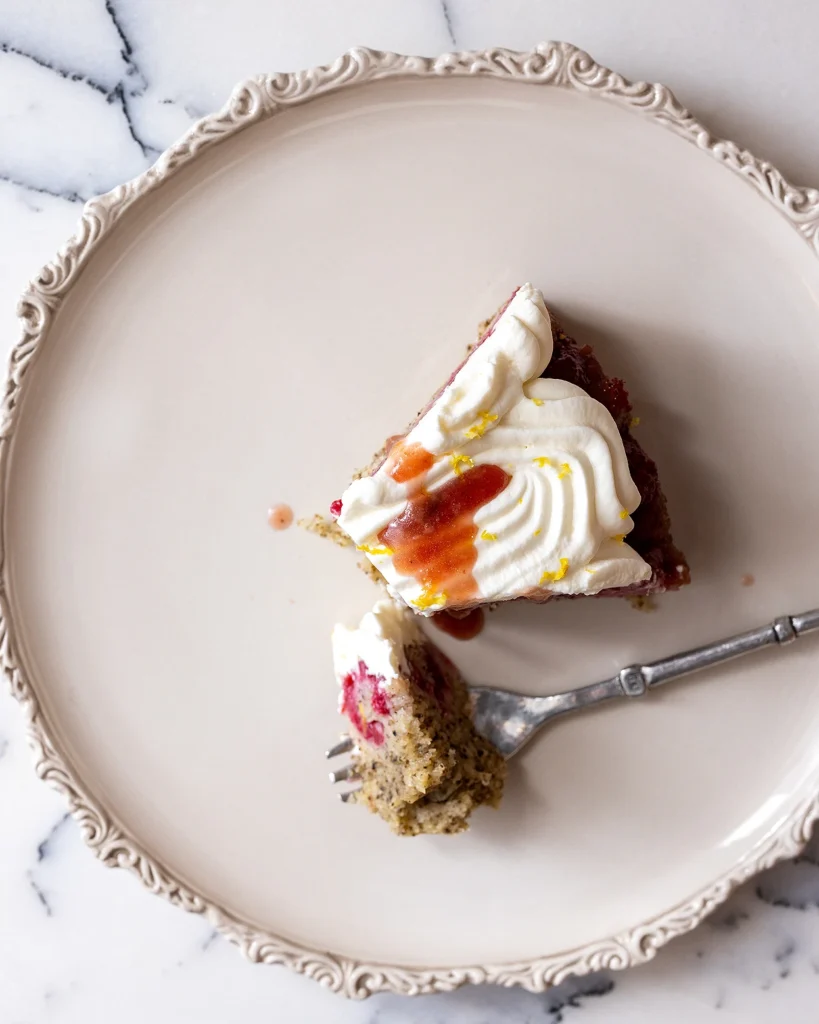 Best raspberry London Fog cake