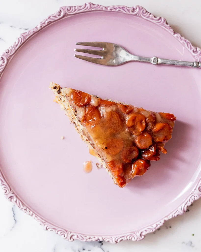 Cherry upside down cake