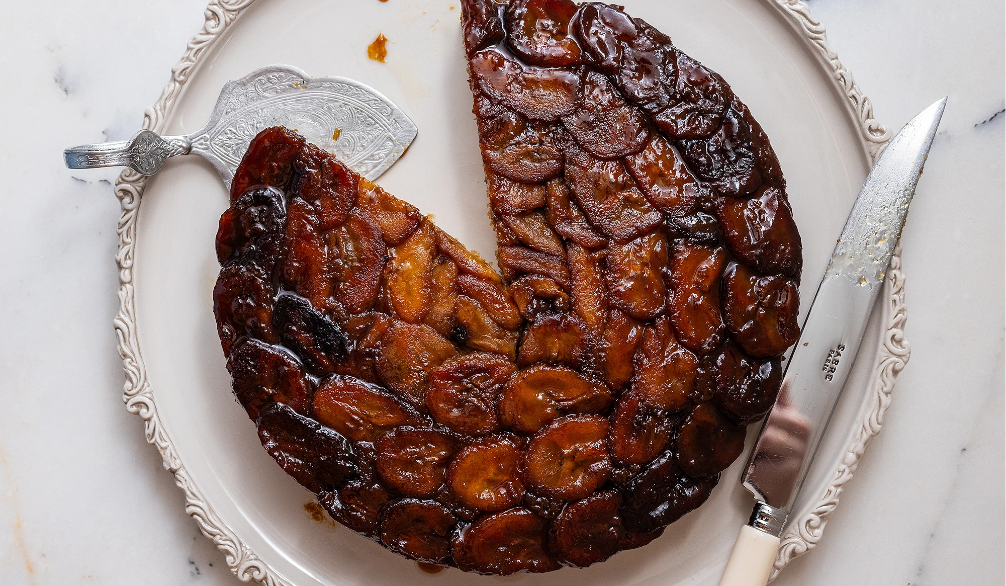 Chicory Banana Upside-Down Cake