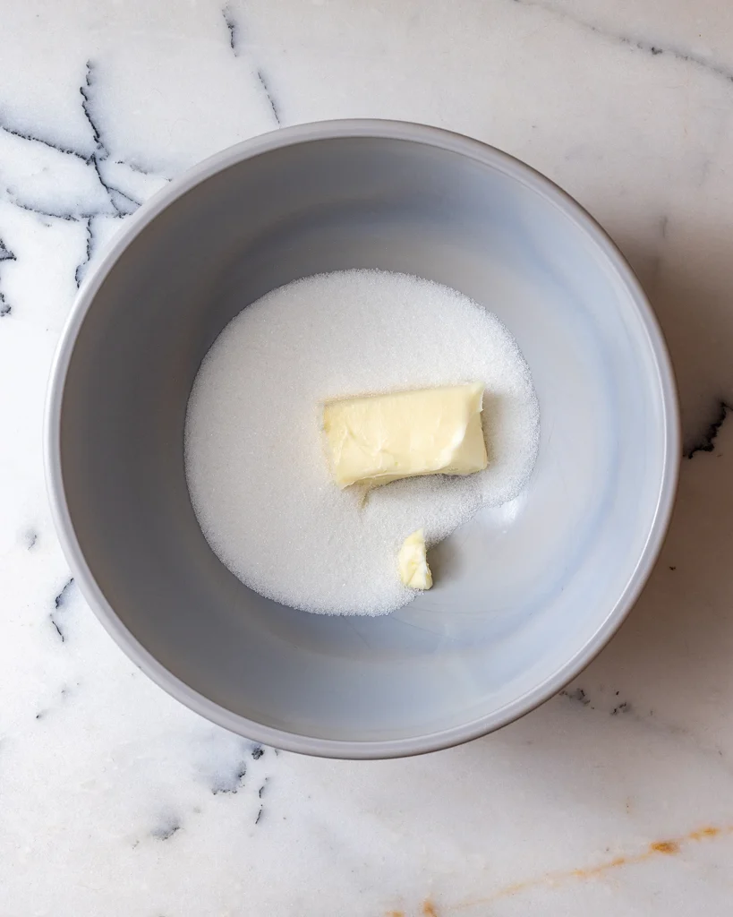 Cream butter and sugar