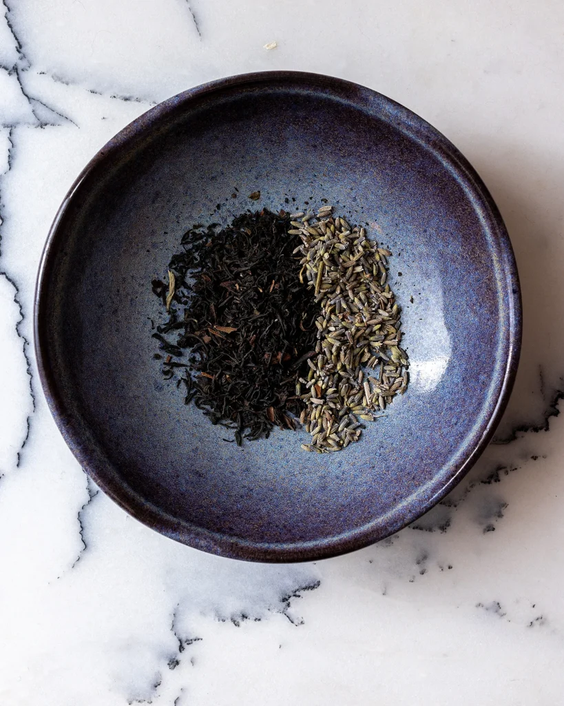 Earl grey tea and lavender