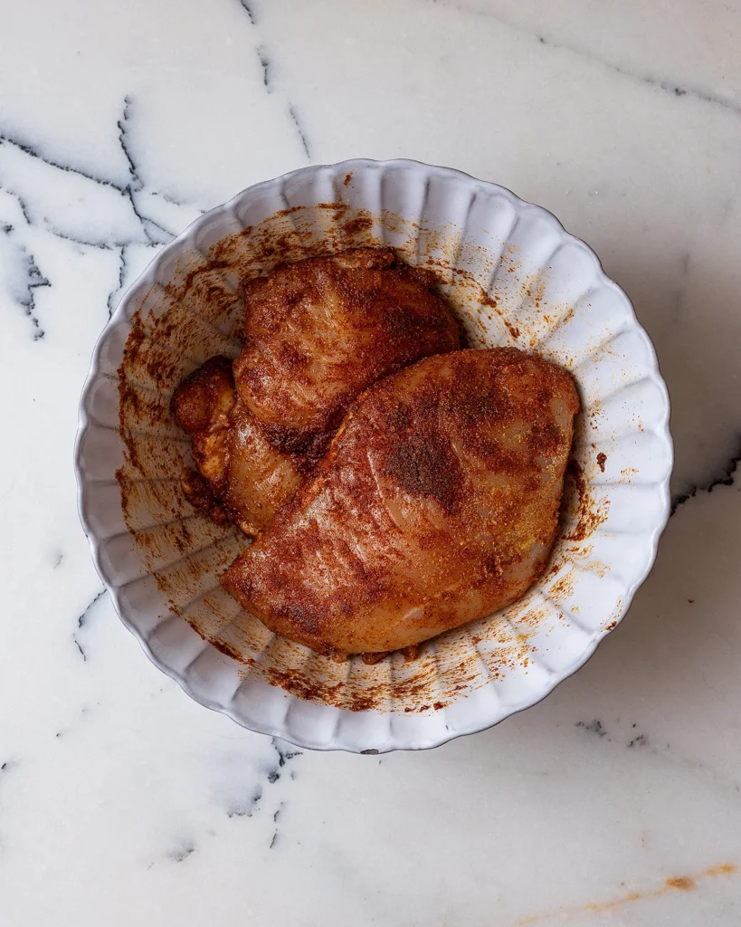 Marinate the chicken